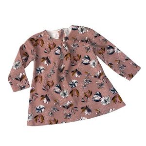Zara Baby Girl Textured Floral Shirt Size 6-9mo